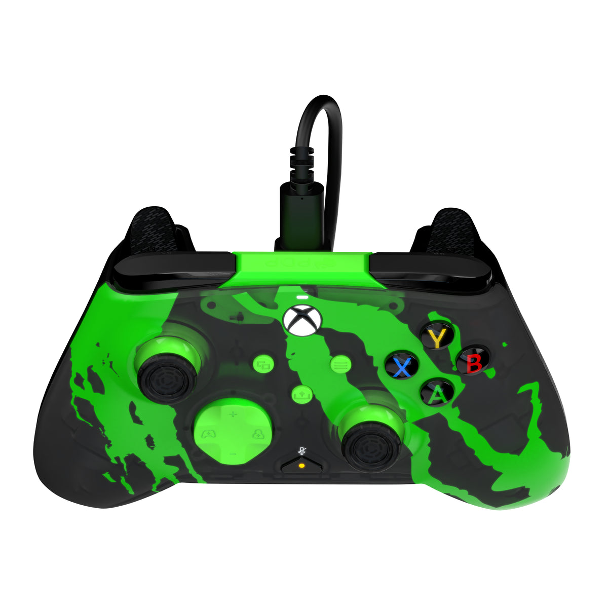Manette de jeu - Xbox - Rematch Glow Advanced - Filaire - Jolt Green - PDP