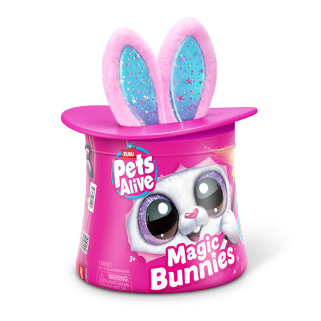 Jeu interactif - ZURU - PETS ALIVE Magic Bunnies - 20 surprises - Effets lumineux - Mixte