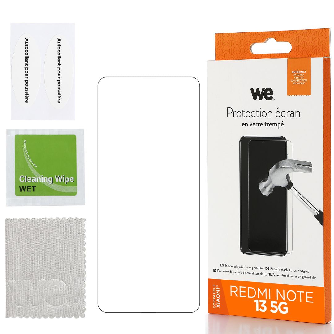 WE verre trempé XIAOMI REDMI NOTE 13 5G