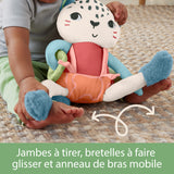 Fisher-Price-Uncia, mon Léopard des Neiges-Jouet d'éveil pour bébé HKD64