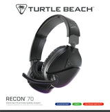 Casque de gaming multi-plateforme - TURTLE BEACH - Recon 70P - Noir