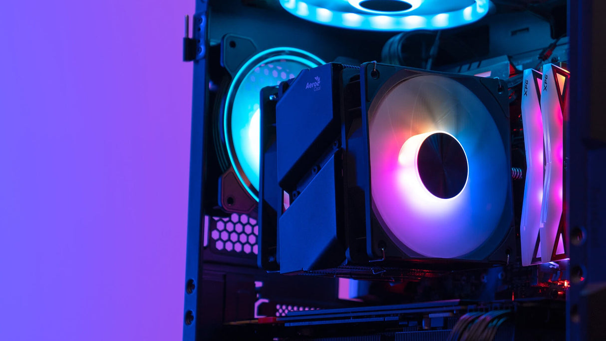 Ventilateur processeur Aerocool Rime 4 Dual RGB (Noir)
