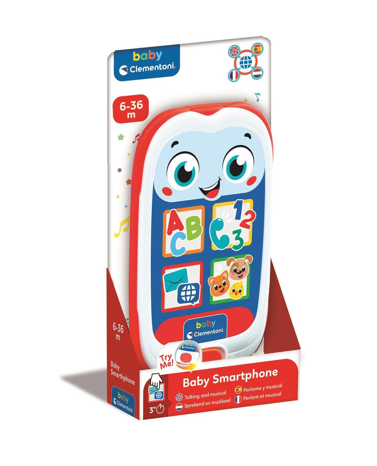 Le smartphone de Bébé parlant CLEMENTONI