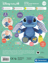 Peluche Musicale - CLEMENTONI - Stitch - Ultra Douce - Berceuses - 12 Mois+