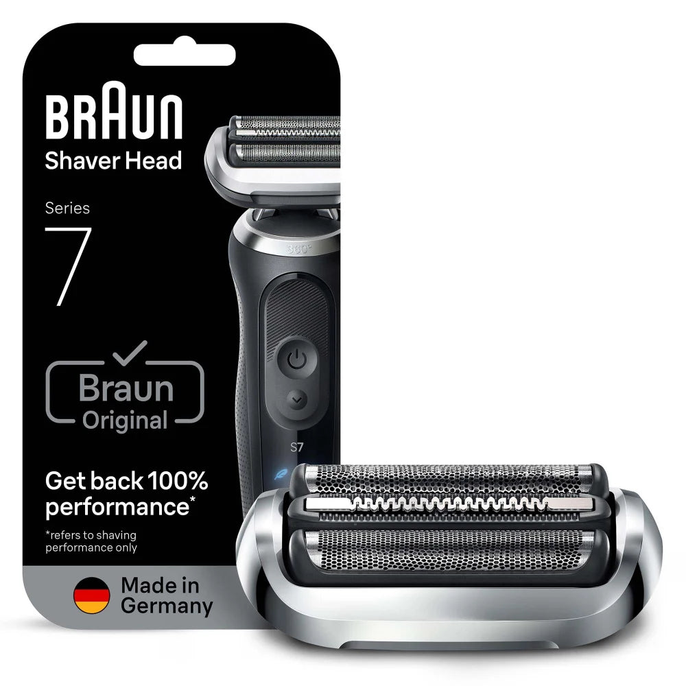 Tete de rasoir BRAUN Series 7 - 3 lames flexibles - Tete flexible a 360° - 100 % fabriqué en Allemagne