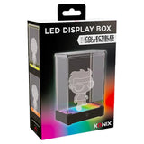 Vitrine LED Display Box pour figurine - KONIX - Compatible Funko Pop / Banpresto Qposket - Éclairage RVB - Câble USB