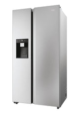 Réfrigérateur Américain - HAIER - HSW59F18EIMM - Classe E - 601 L - 36 dB - Platinium