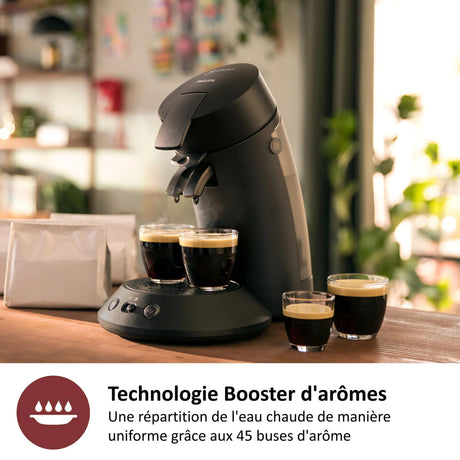 Cafetiere a dosette - PHILIPS - SENSEO - CSA210/61 - Original Plus - Noir intense