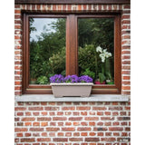 Jardiniere - GARDEN ID Teramo - Taupe 60 cm - Solidité - Réserve d'eau intégrée - Recyclé & 100% recyclable - Volume pour plantes