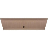 Jardiniere - GARDEN ID Terraflor - Taupe 80 cm - Solidité - Réserve d'eau - Recyclé & 100% recyclable - Volume pour plantes.