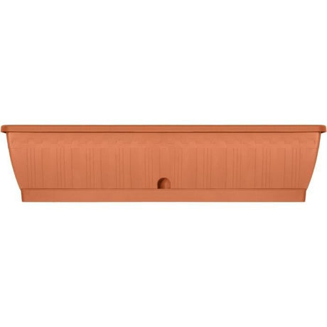 Jardiniere - GARDEN ID Terraflor - Terra 80 cm - Solidité - Réserve d'eau - Recyclé & 100% recyclable - Volume pour plantes.