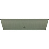 Jardiniere - GARDEN ID Terraflor - Vert de gris 80 cm - Solidité - Réserve d'eau - Recyclé & 100% recyclable - Volume pour plantes.