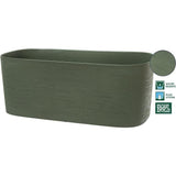 Jardiniere XL a rÈserve d'eau - GARDEN ID Respect - Vert de gris 80 x 38 cm - 100% dÈchets mÈnagers - 100% recyclable