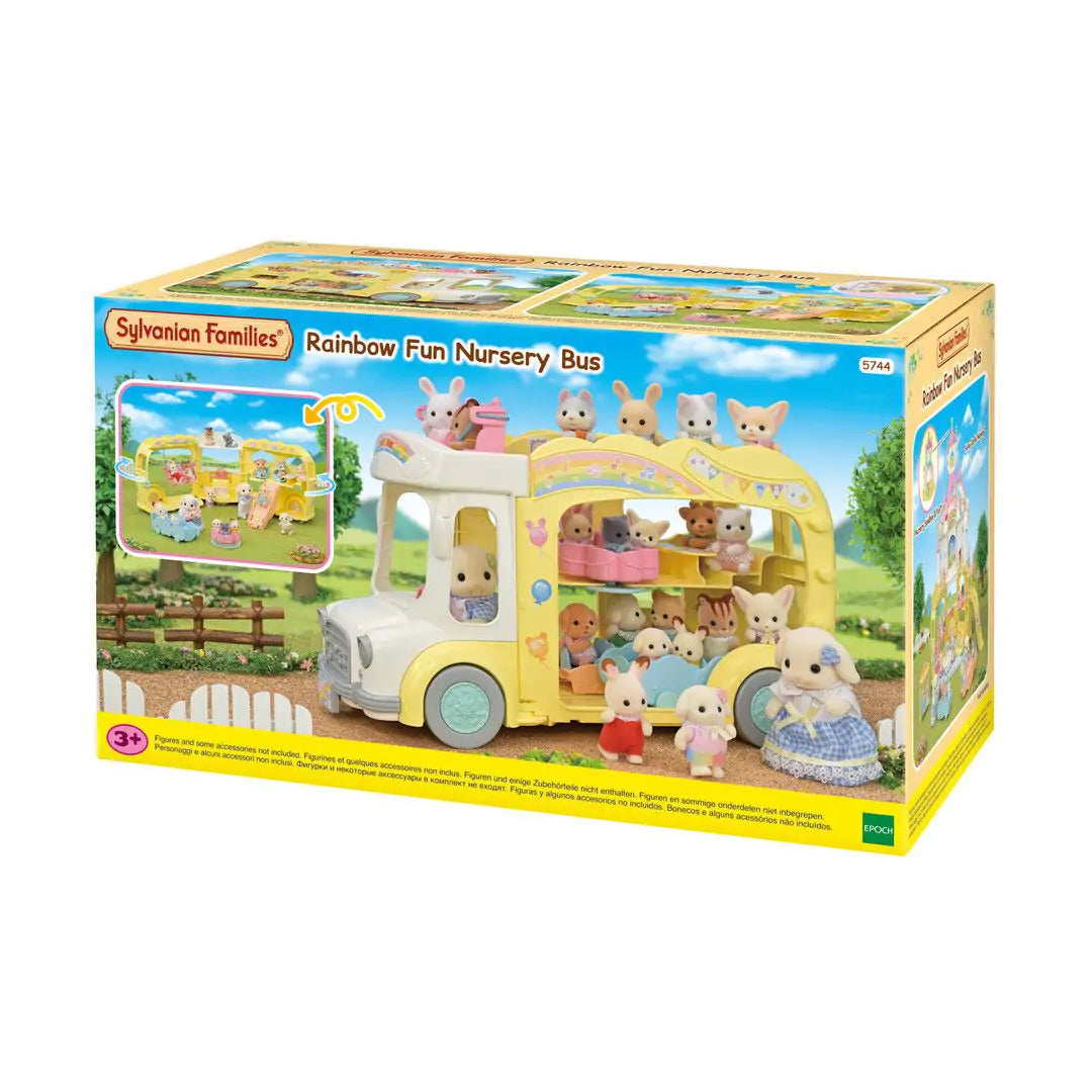 SYLVANIAN FAMILIES 5744 - Le bus et sa cour de récréation
