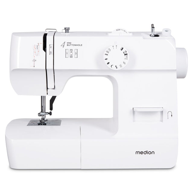 Machine a Coudre - MEDION - SM 70 - 71W - 12 Points - 700 tr/min - LED - Blanc