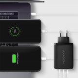 Chargeur secteur Axagon 2x USB-C + 1x USB-A 100W (Noir)