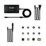 Chargeur universel TooQ 100W - 12 embouts (Noir)