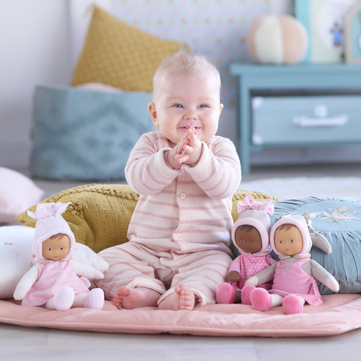 Doudou - COROLLE - Miss Reves d'Étoiles - 25 cm - senteur vanille - des la naissance