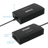 Chargeur universel TooQ 100W - 12 embouts (Noir)