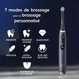Brosse a dents électrique connectée - ORAL-B -iO 9 XMAS Edition - Noir - Mouvement oscillo-rotatif