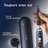Brosse a dents électrique connectée - ORAL-B -iO 9 XMAS Edition - Noir - Mouvement oscillo-rotatif