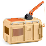 Gros camion de sauvetage d'animaux, coffret de jeu de 45 pieces avec 2 figurines d'animaux, 1 figurine de ranger articulée et des