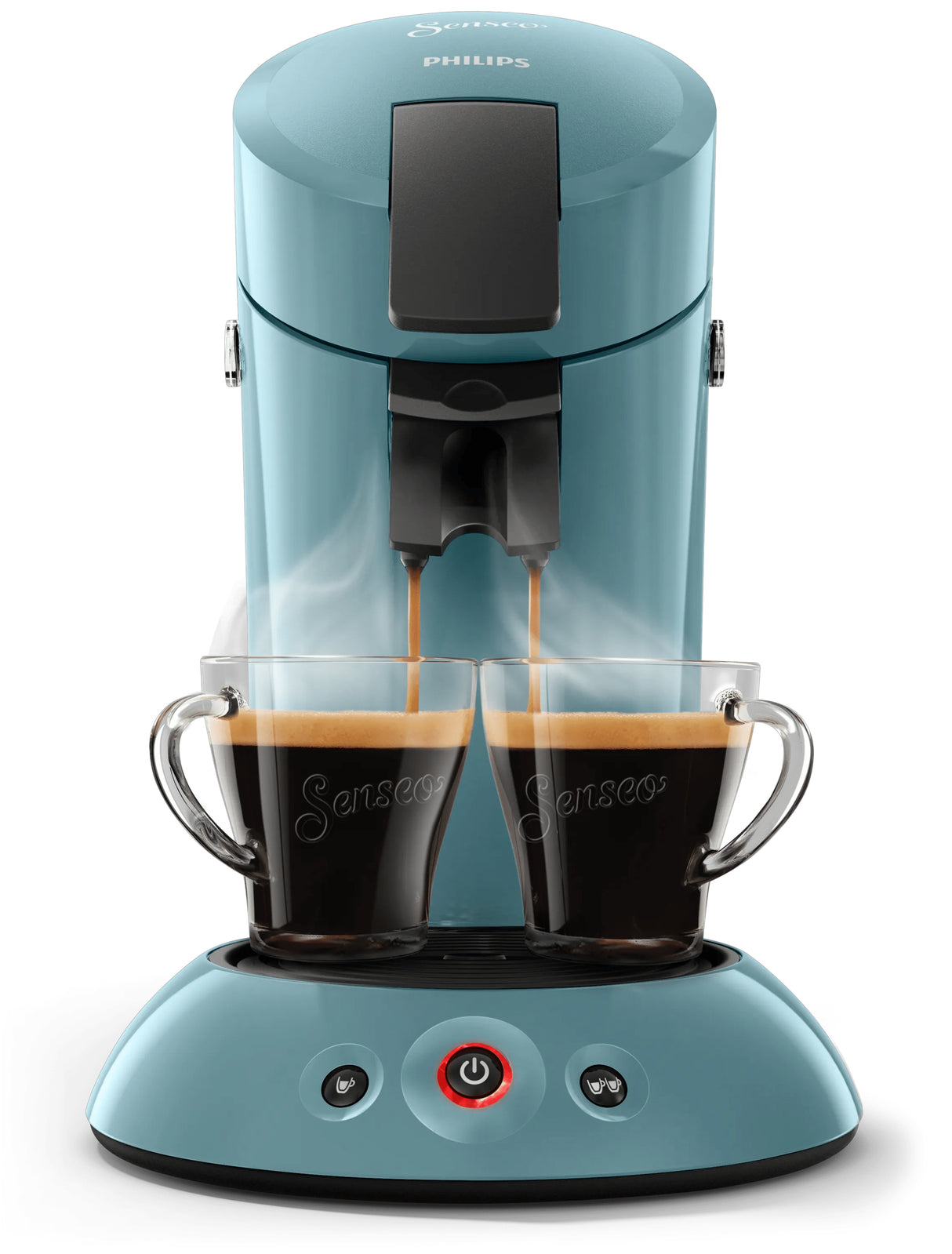 Cafetiere a dosette - PHILIPS - SENSEO - HD6553/21 - Original - Bleu Gris