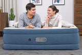 Matelas gonflable - BESTWAY - 67624 - 203x152x46 cm - Bleu/Blanc - Camping