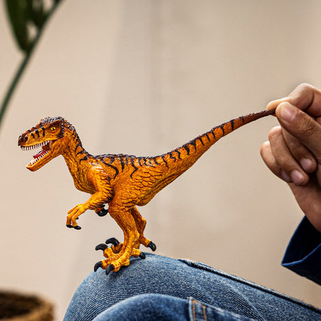 Figurine Vélociraptor, SCHLEICH 15045 Dinosaurs, Des 4 ans