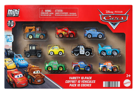 CARS DISNEY Pack 10 Mini Véhicules - JBH06