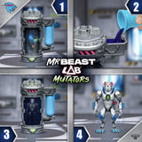 Figurine Mutators Panthere translucide chambre de mutation - MR Beast LAB - Réalise une expérience pour créér ta créature