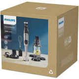 Mixeur plongeant - PHILIPS - HR2684/00 - ProMix Série 5000 - Métal/noir - 1200W - 4 accessoires