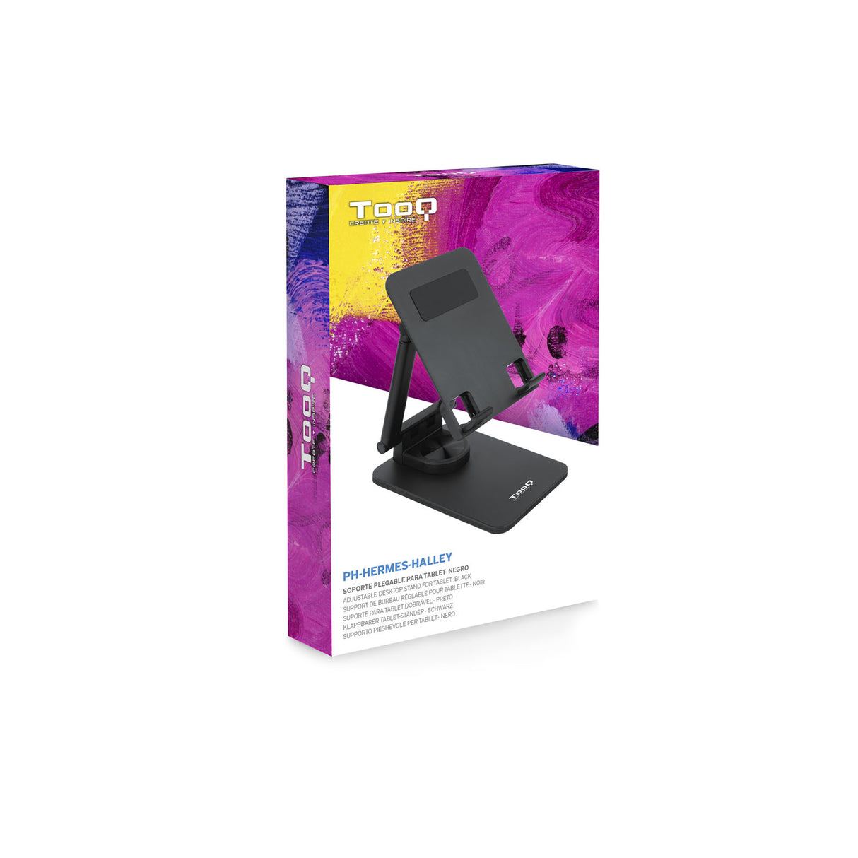 Support tablette universel sur pied Tooq Hermes Halley (Noir)