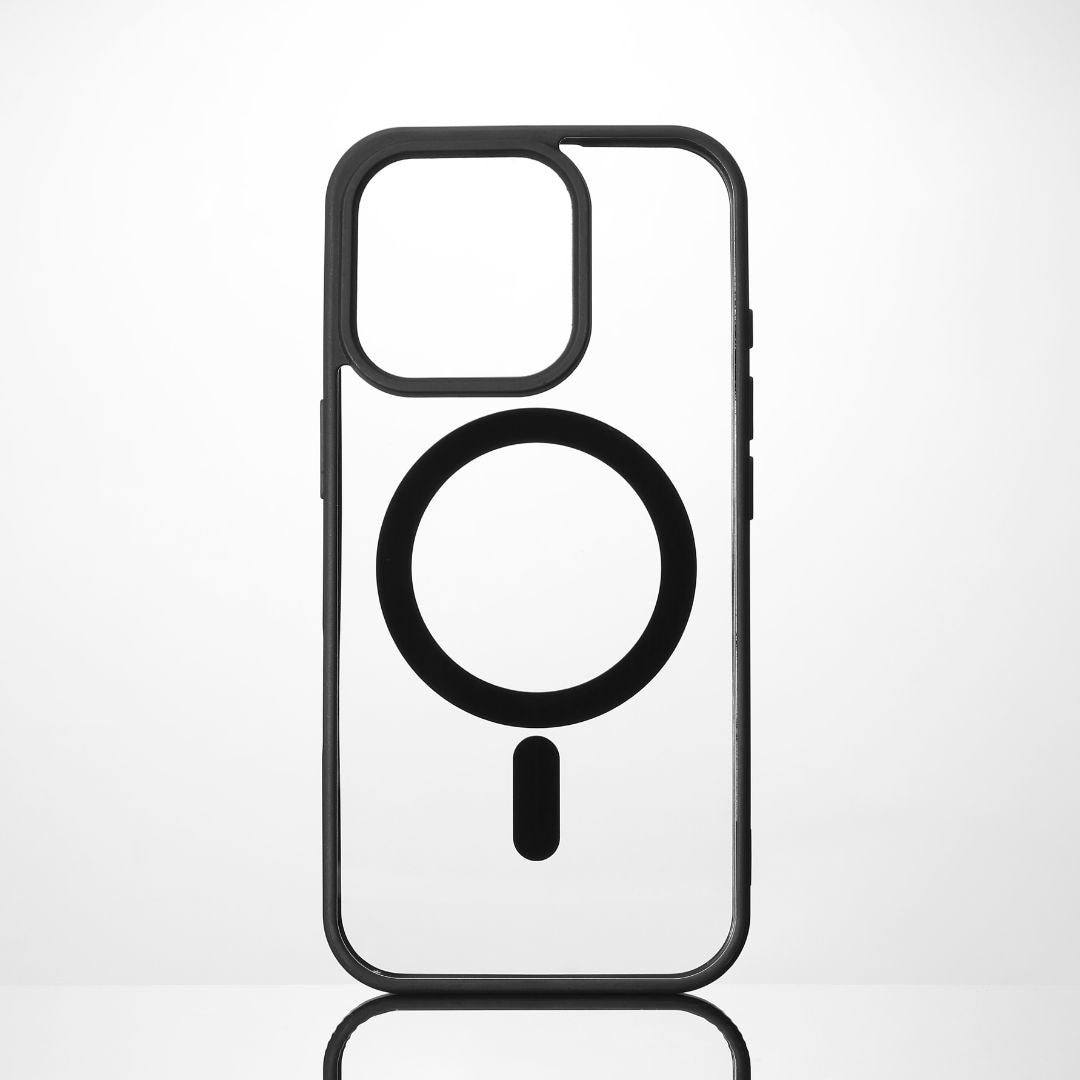 We Coque de protection RUBBER APPLE IPHONE 16 PRO - Dos transparent contour mat