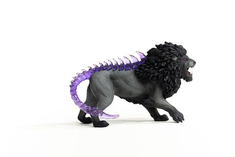 Figurine Lion des Ténebres - Figurine Hautement Détaillée et Réaliste a la Queue Transparente - Jouet pour Garçons et Filles -