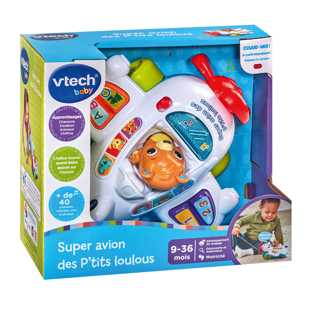 VTECH-SUPER AVION DES P'TITS LOULOUS