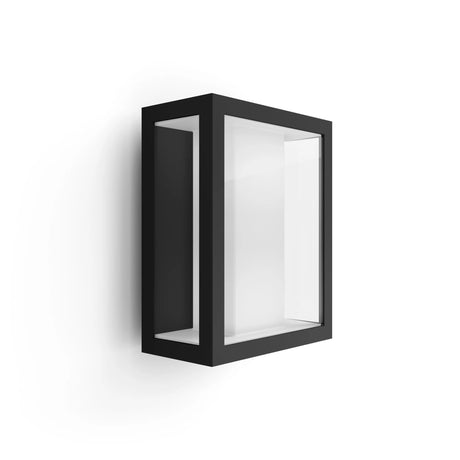 Applique murale - PHILIPS HUE - Impress - Lumiere blanche et colorée - Noir - Large - IP44