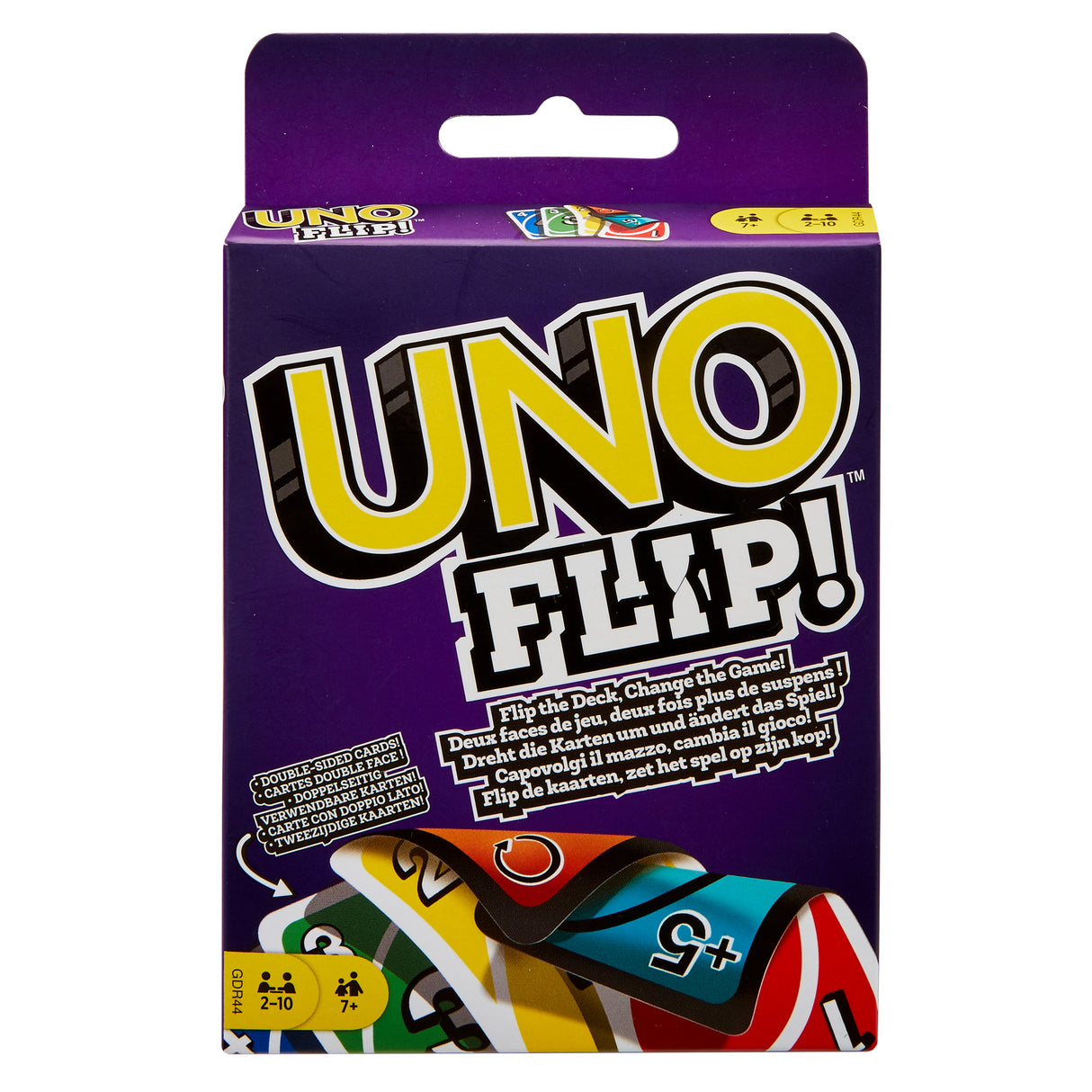 Mattel Games - Uno Flip Side - Jeu de cartes Familles - 7 ans et + GDR44
