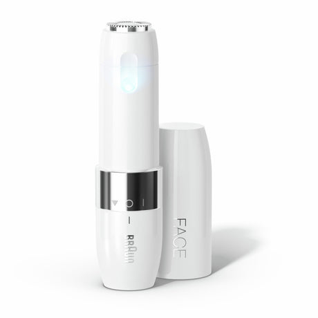 Rasoir Visage électrique pour femme Braun Face Mini FS1000 - Fonction Smart Light - Blanc