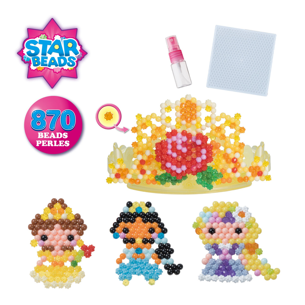 Jeu de perles a repasser - AQUABEADS - Diademe Princesses Disney