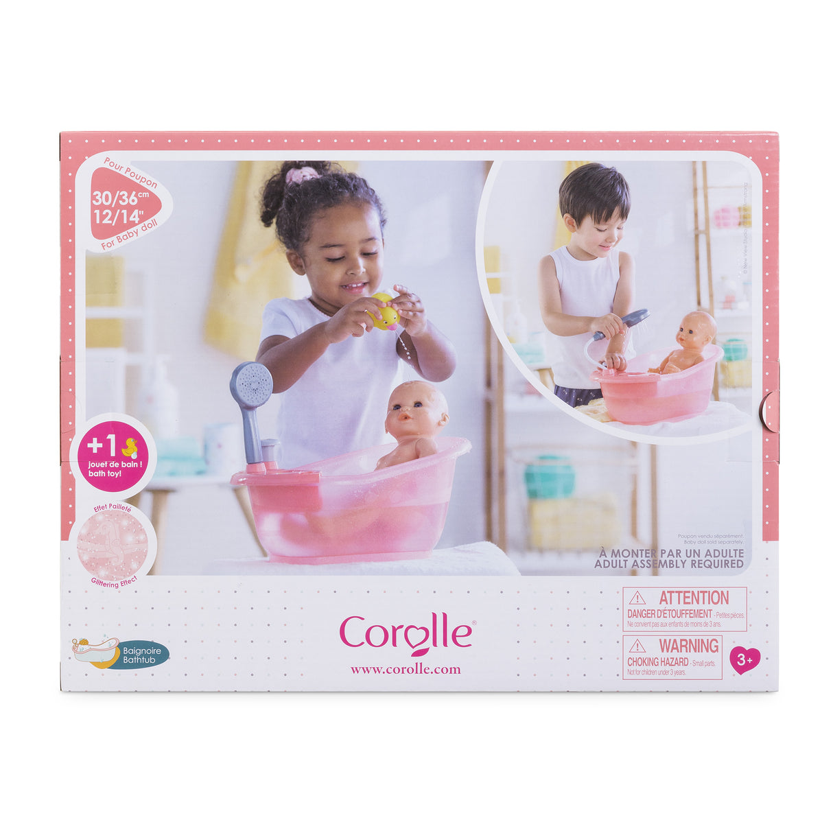 Accessoire poupon - COROLLE - Baignoire pour poupon 30 et 36cm - Des 3 ans
