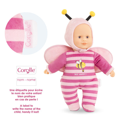 Poupon - COROLLE - Pti' Coeur Abeille - 30 cm - senteur vanille - des 9 mois