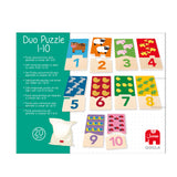 Puzzle en bois Goula - Duo Puzzle 1-10 pour compter