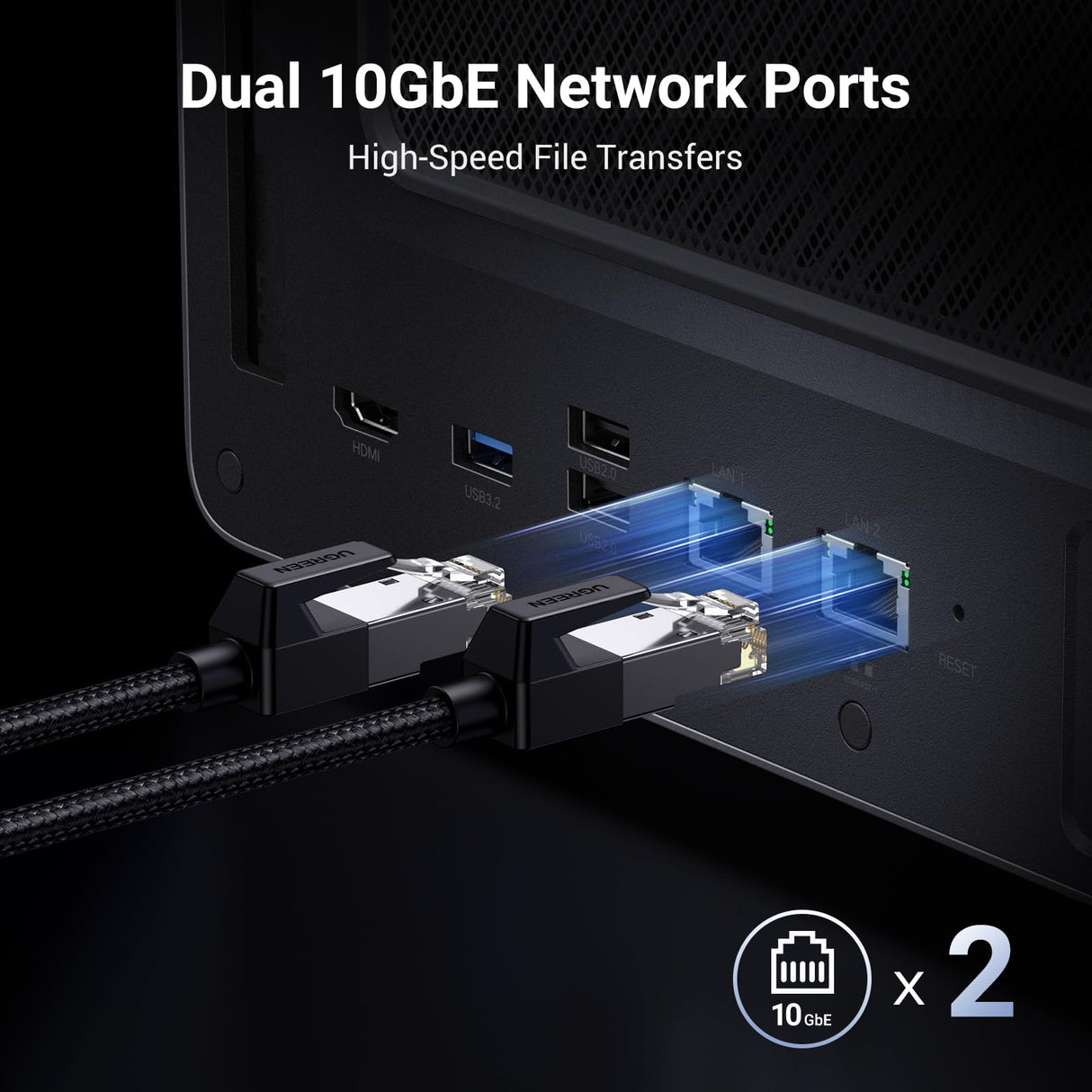 Serveur NAS - UGREEN - DXP6800 Pro - 6 baies - 8 Go