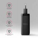 Chargeur secteur Axagon 2x USB-C + 1x USB-A 100W (Noir)