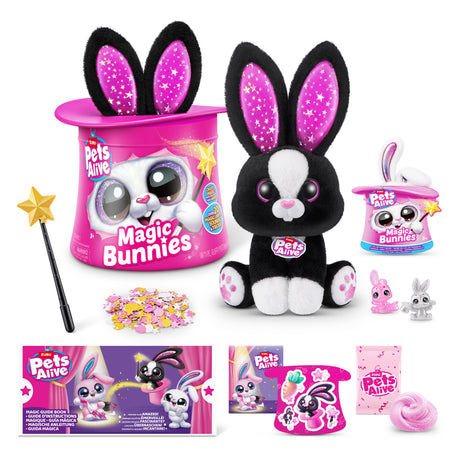 Jeu interactif - ZURU - PETS ALIVE Magic Bunnies - 20 surprises - Effets lumineux - Mixte