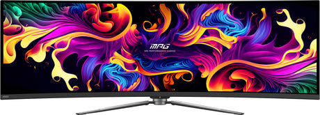 Ecran PC Gamer incurvé - MSI - 49 - DQHD - 144Hz - Dalle QD-OLED - 0,03ms - Ajustable en hauteur - MPG 491CQP QD-OLED