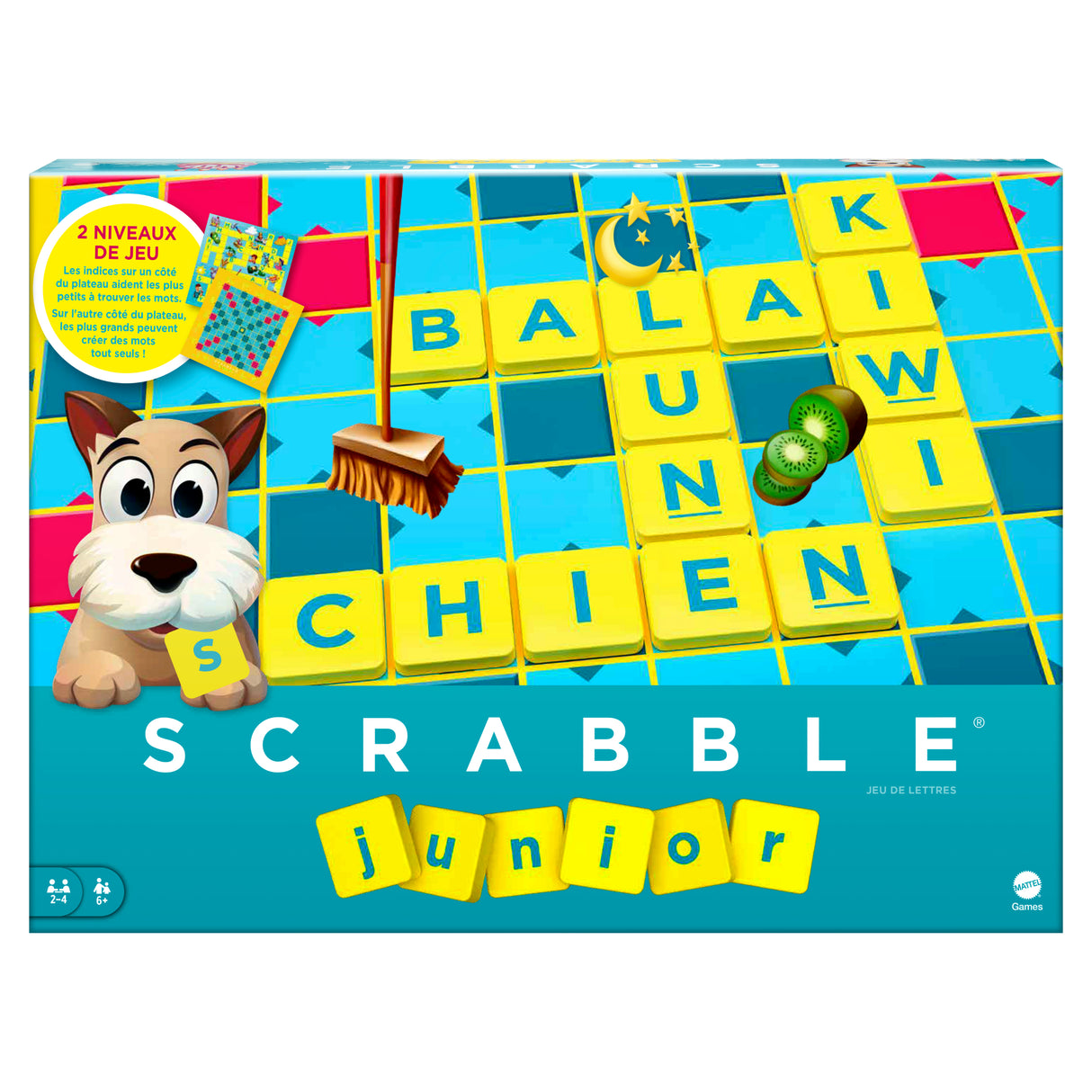 Mattel Games - Scrabble Junior - Jeu de Société - 6 ans et + Y9668