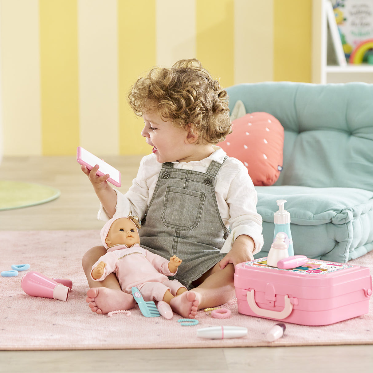 Accessoires poupons - COROLLE - Ma Valise Beauté - 20 accessoires - des 18 mois