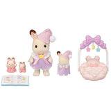 Le coucher des soeurs Lapin Chocolat - Sylvanian Families - 5806
